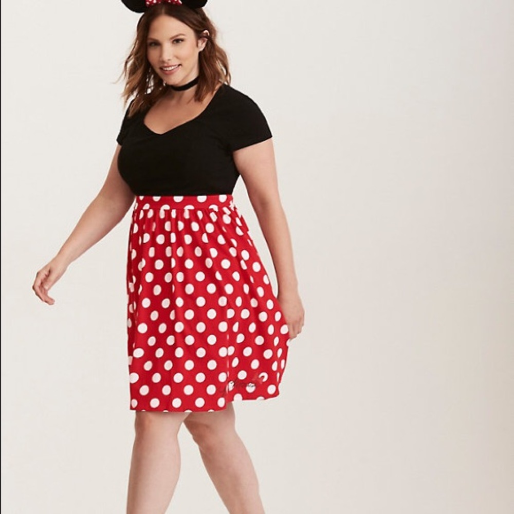 Torrid Minnie Mouse Polka Dot Slater Dress ♥️